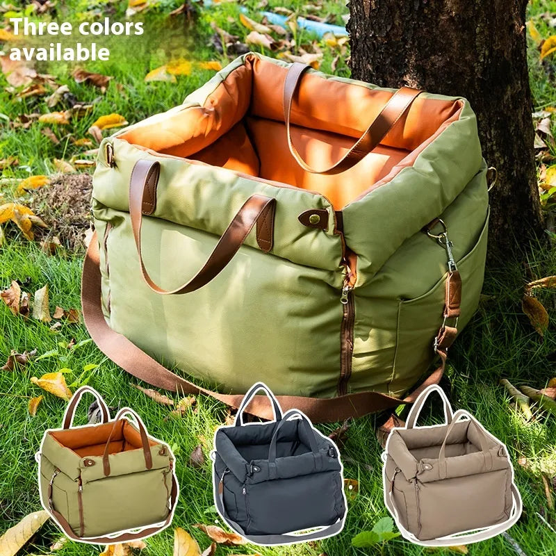 Silla de Seguridad Portátil para Mascotas en Coche