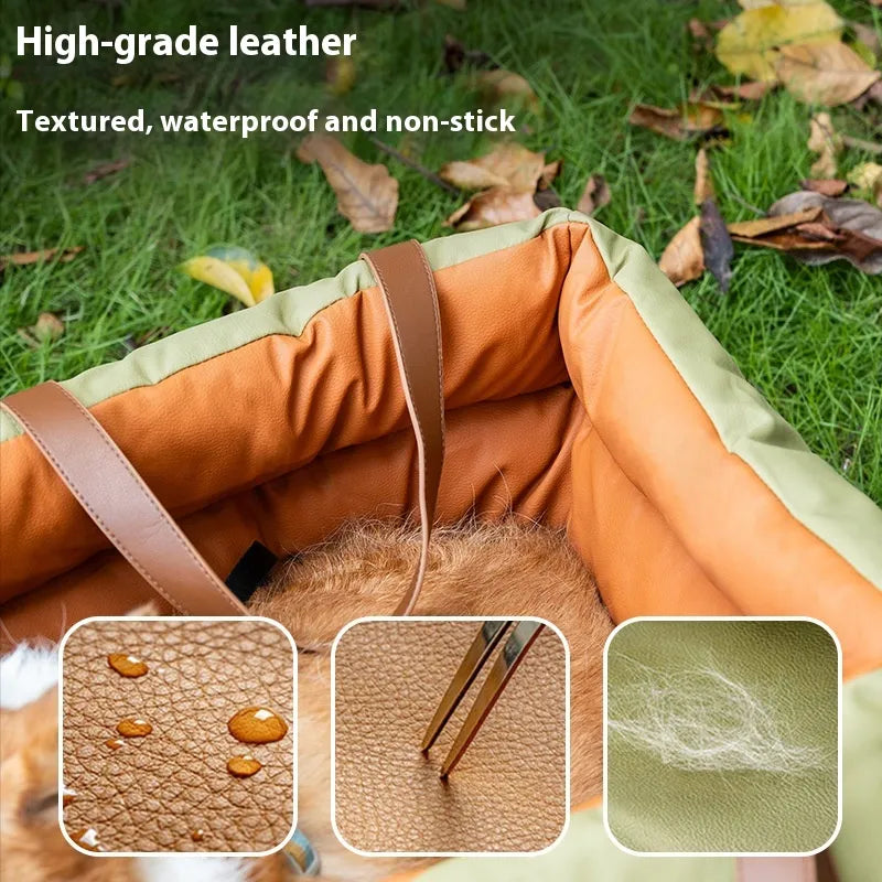 Silla de Seguridad Portátil para Mascotas en Coche